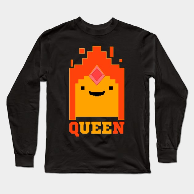 Flame princess. Queen Long Sleeve T-Shirt by Beautiful Designs Collection